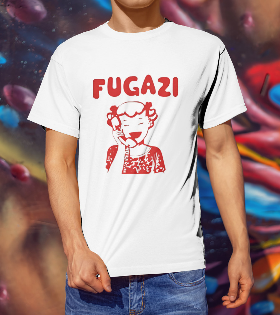 Fugazi Red Cartoon T-Shirt