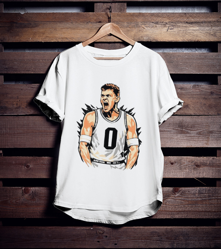 Jaxon Kohler Michigan State Spartans Basketball Big Face Number 0 T-Shirt