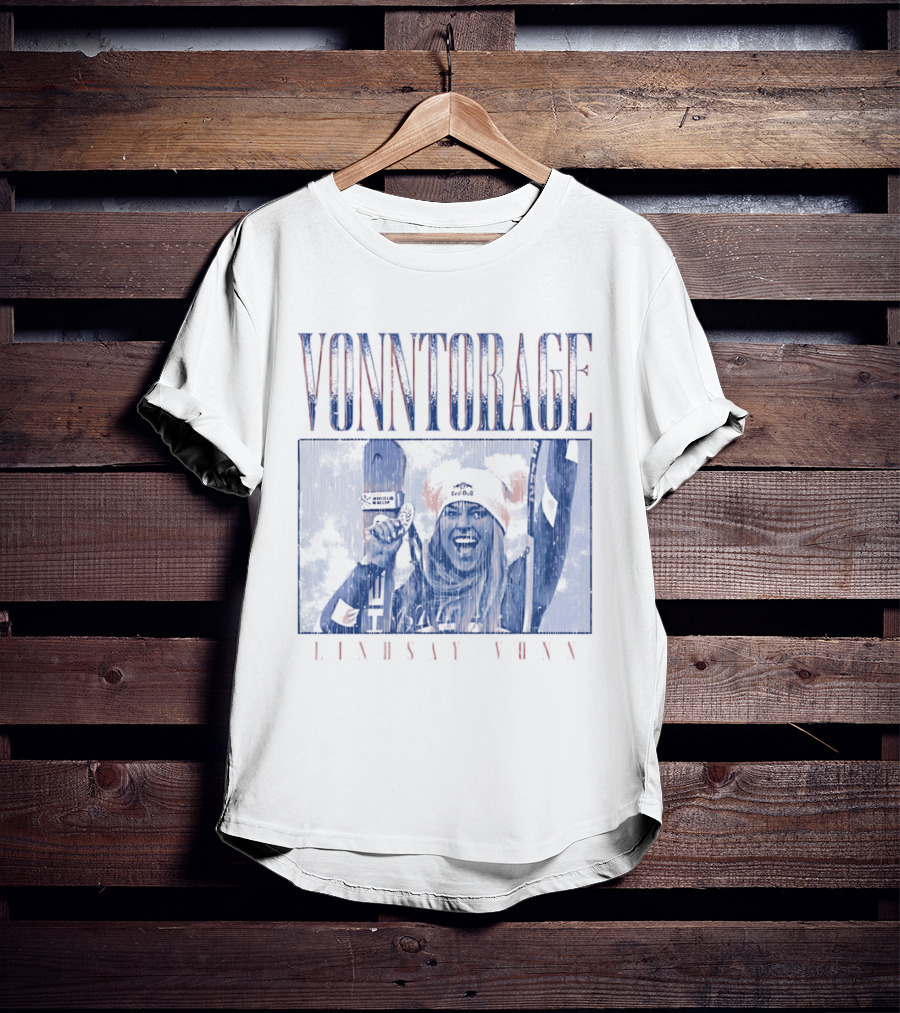 VONNtorage Lindsey Vonn Skiing Championship Fan Gear T-Shirt
