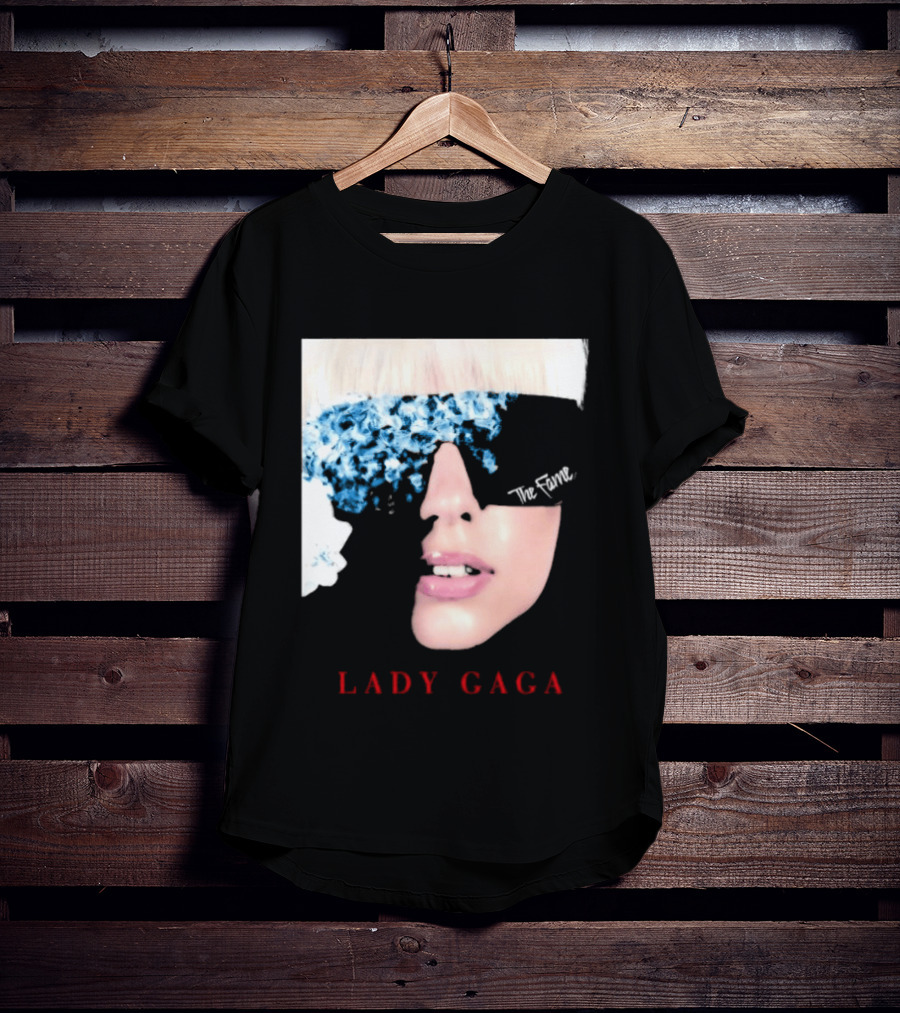 Lady Gaga The Fame Debut Album Iconic Glasses T-Shirt