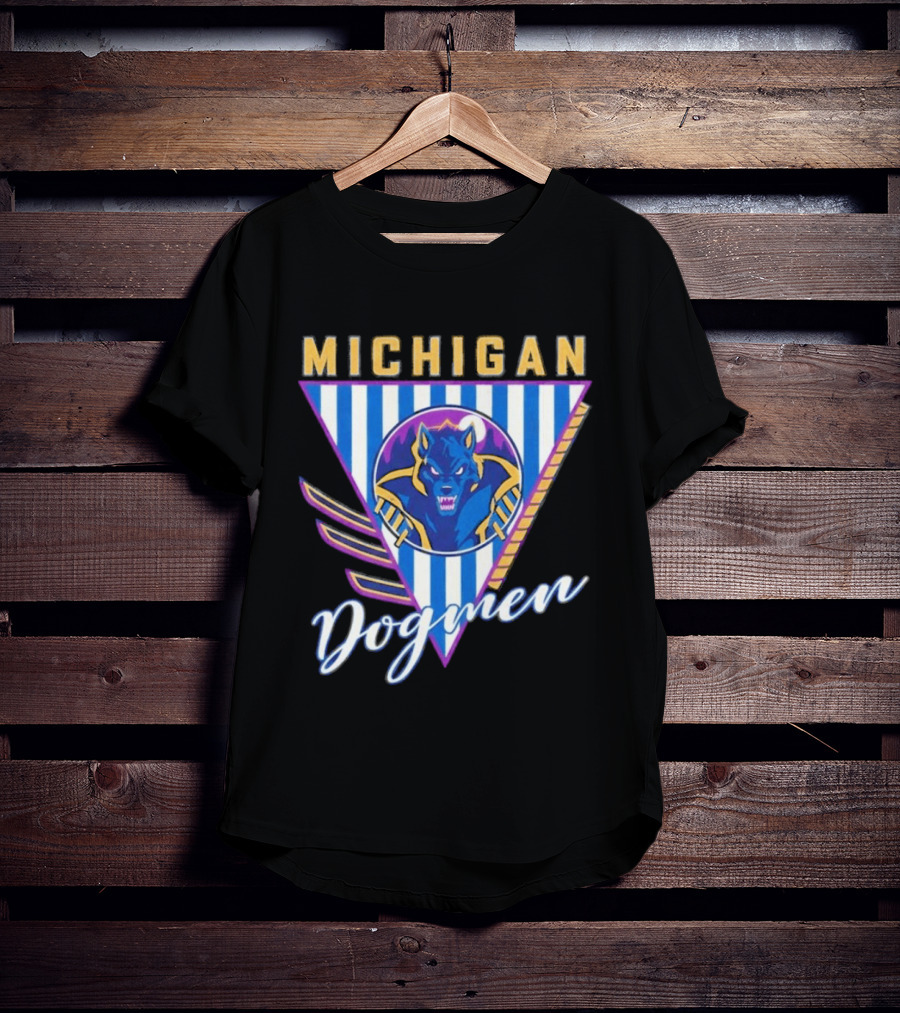 Michigan Dogmen Bimm Ridder Navy Vintage Sports T-Shirt