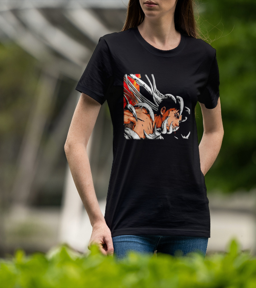 Obito Battle Mode Fourth Great Ninja War Scene Naruto Anime T-Shirt