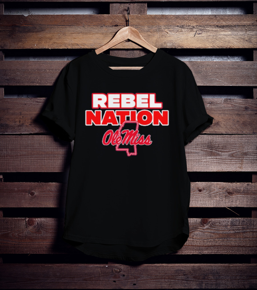 Rebel Nation Ole Miss Mississippi T-Shirt