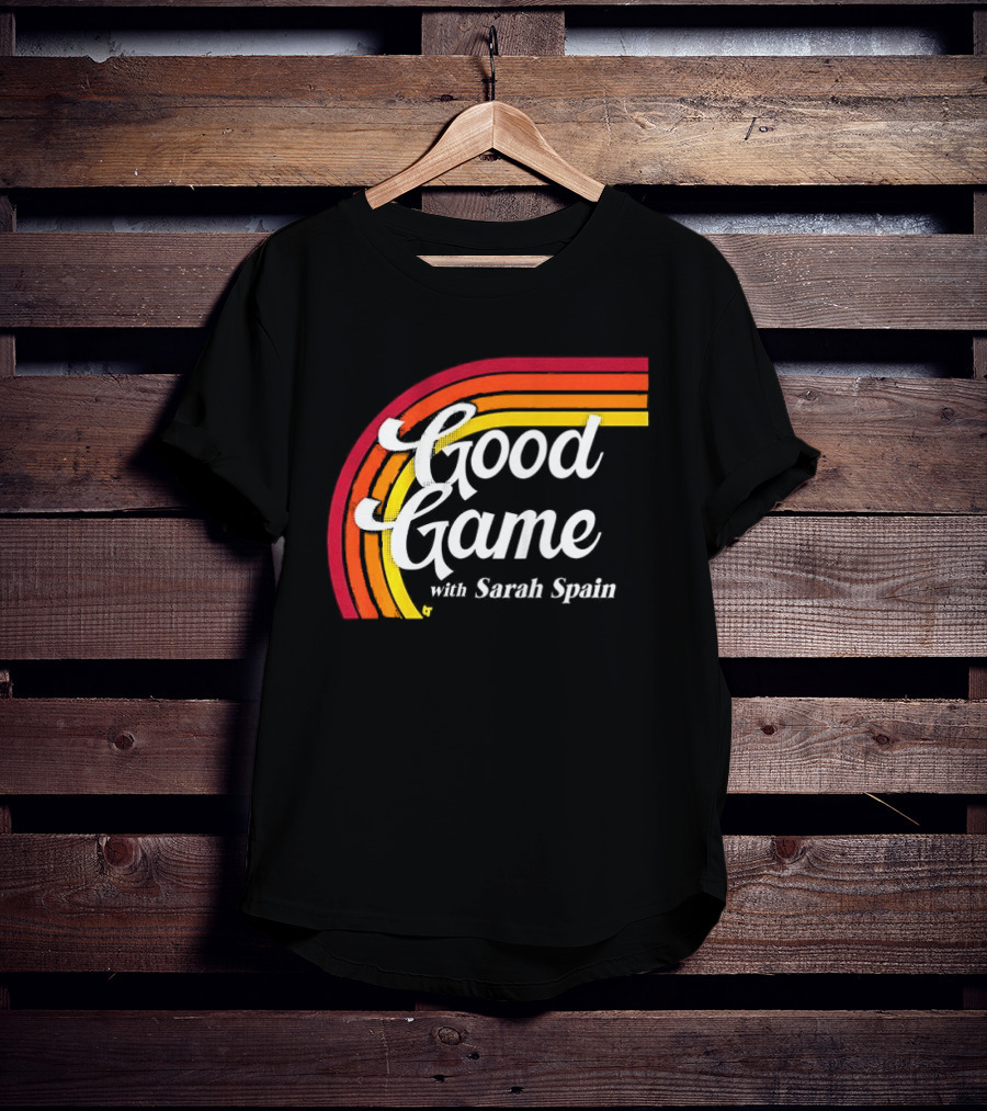 Good Game With Sarah Spain Vintage Rainbow T-Shirt