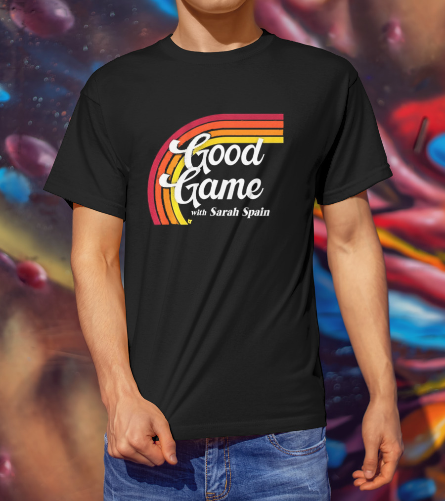 Good Game With Sarah Spain Vintage Rainbow T-Shirt