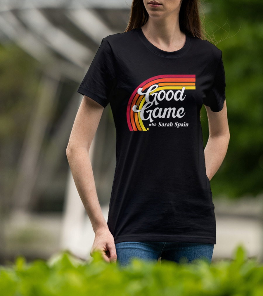 Good Game With Sarah Spain Vintage Rainbow T-Shirt