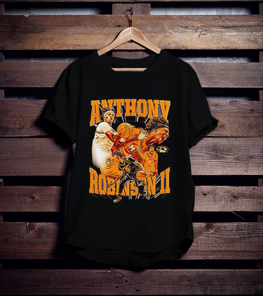 Anthony Robinson II Mizzou Tigers Basketball Player Iconic Moment T-Shirt