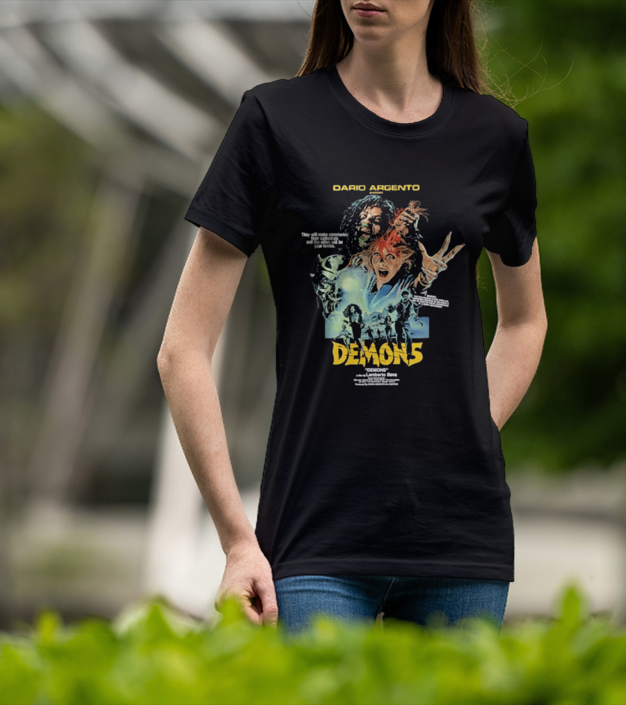 Dario Argento Demons Orgy Of Bloodshed Lamberto Bava Cult Horror Film T-Shirt