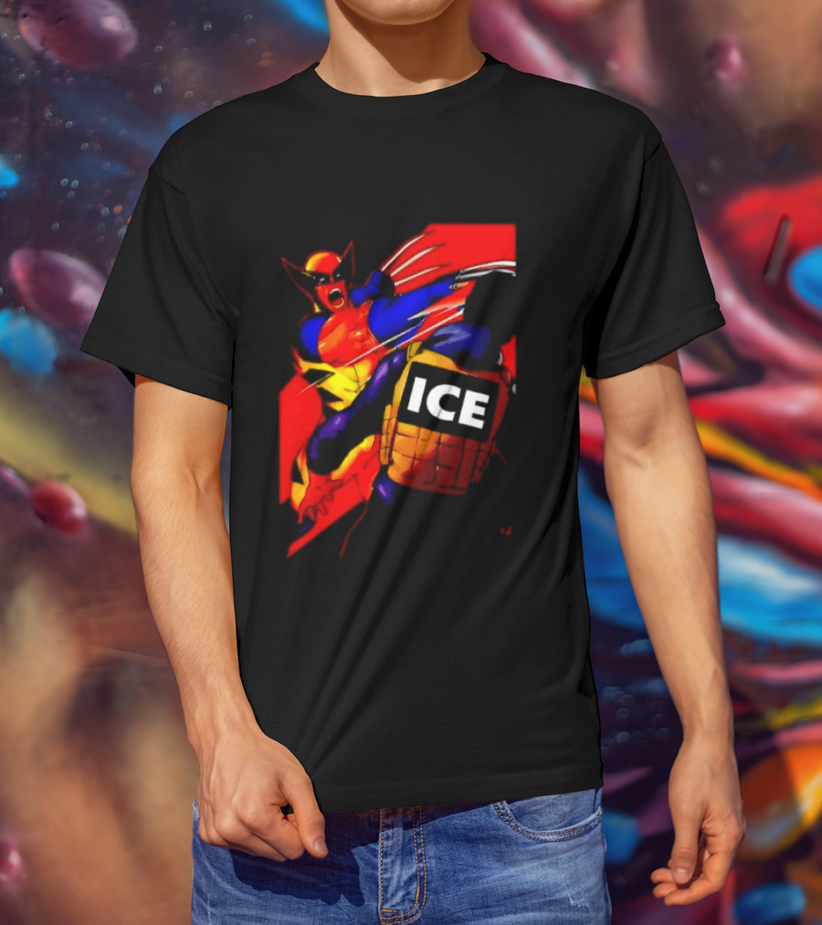 Wolverine Fuck ICE Forever And Always Claws Action T-Shirt