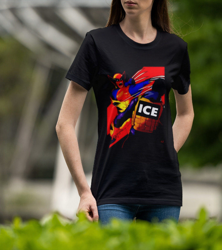 Wolverine Fuck ICE Forever And Always Claws Action T-Shirt