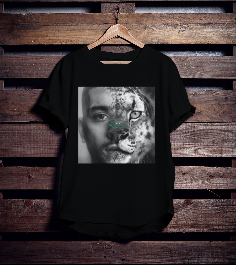 Zayn Konnakol Half Human Half Leopard Face T-Shirt