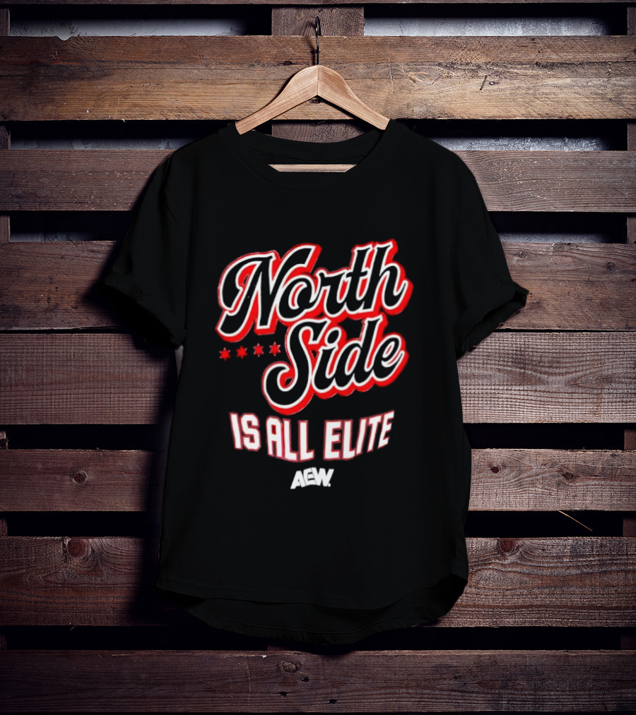 North Side Is All Elite AEW Five Stars T-Shirt
