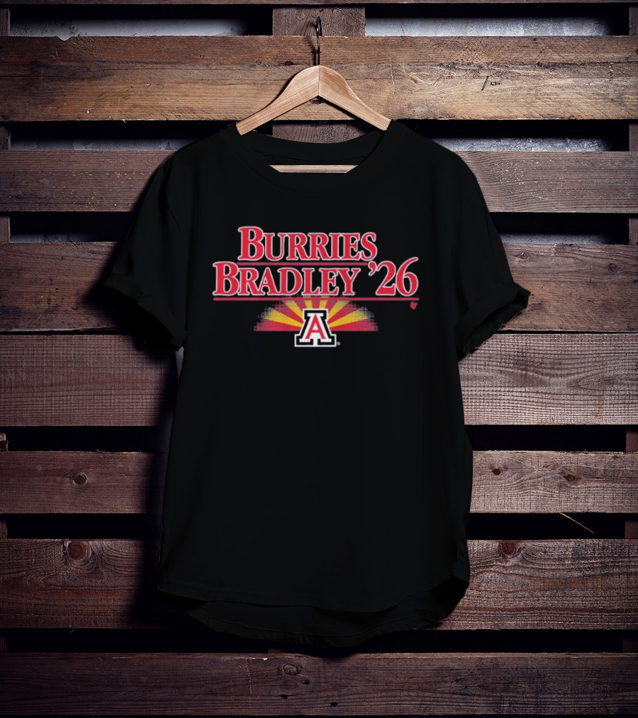Burries Bradley '26 Arizona Basketball Sunburst A T-Shirt