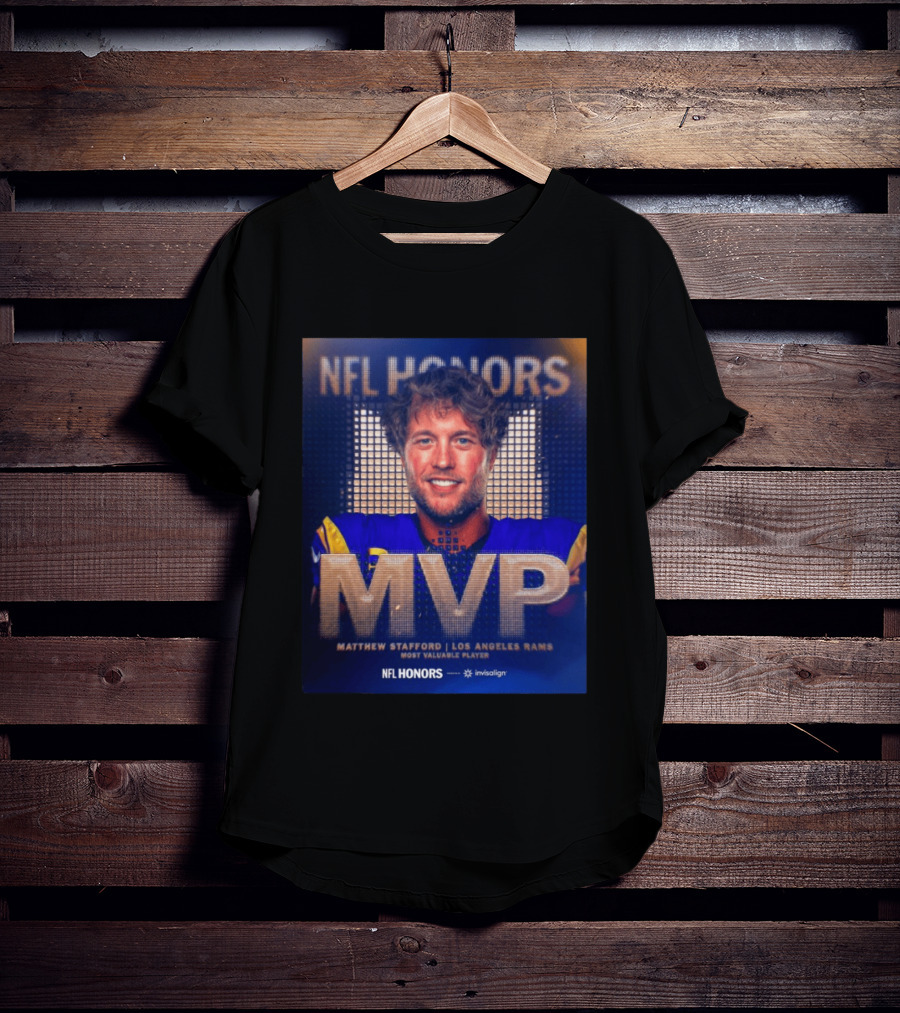 Matthew Stafford NFL Honors MVP Los Angeles Rams Most Valuable Player 2025 T-Shirt