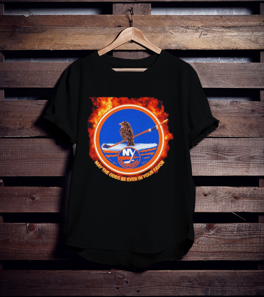 May The Odds Be Ever In Your Favor NY Islanders Rally Bird Hockey T-Shirt