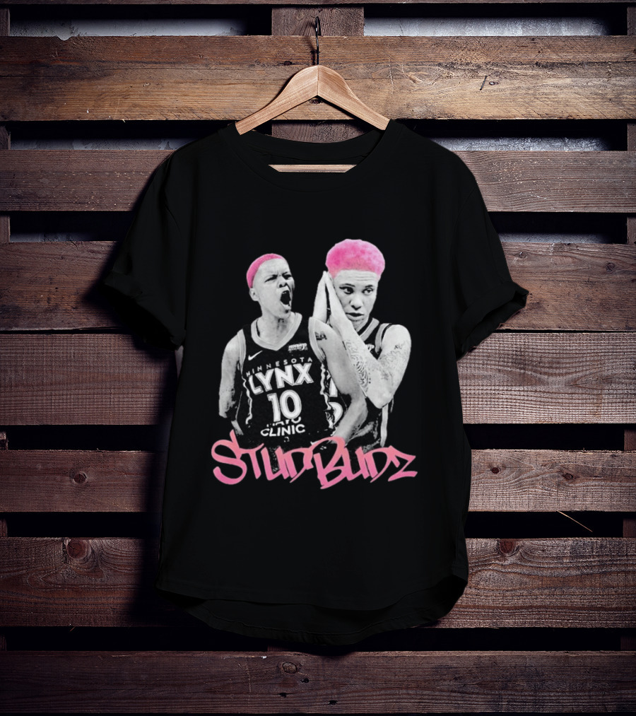 Courtney Williams Natisha Hiedeman Studbudz Minnesota Lynx WNBA T-Shirt