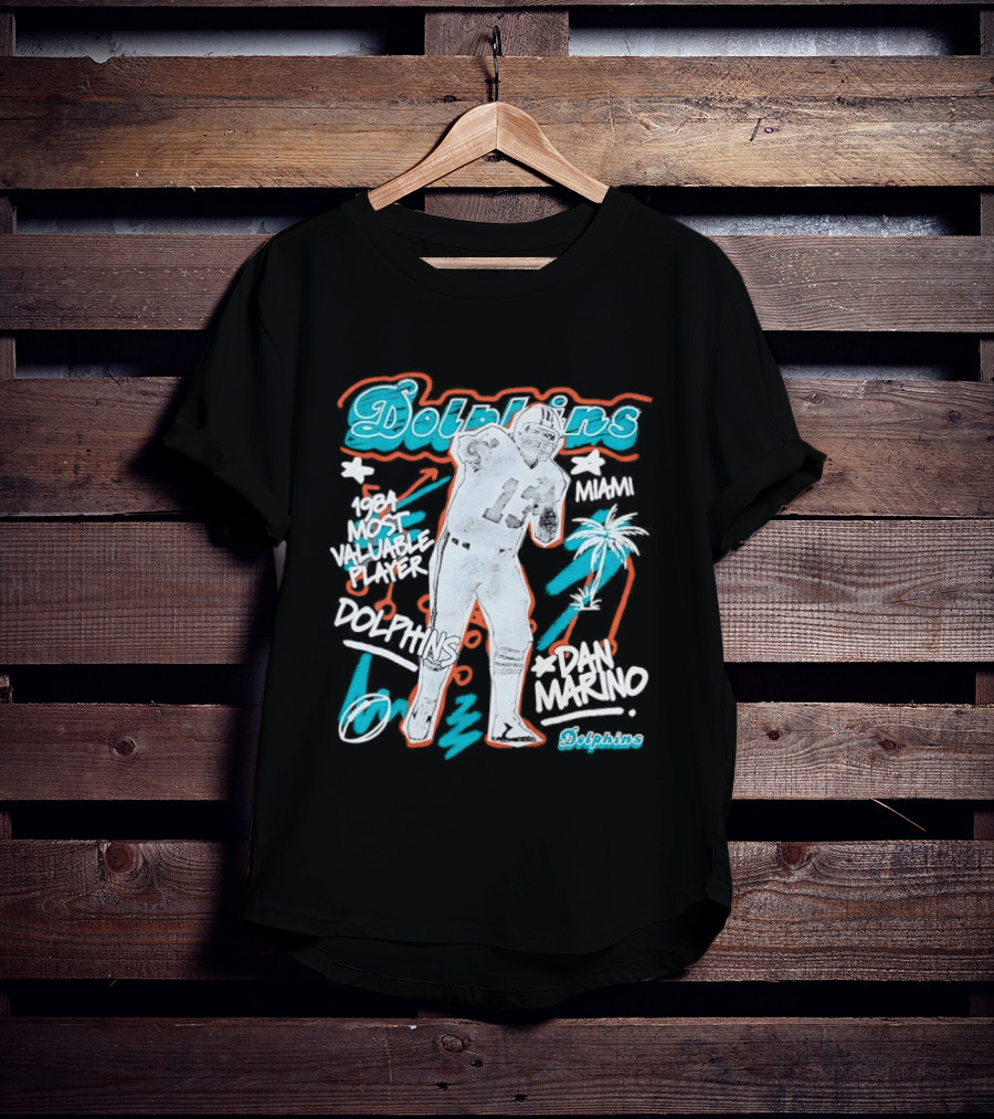 Dan Marino Dolphins MVP Miami 1984 Most Valuable Player T-Shirt