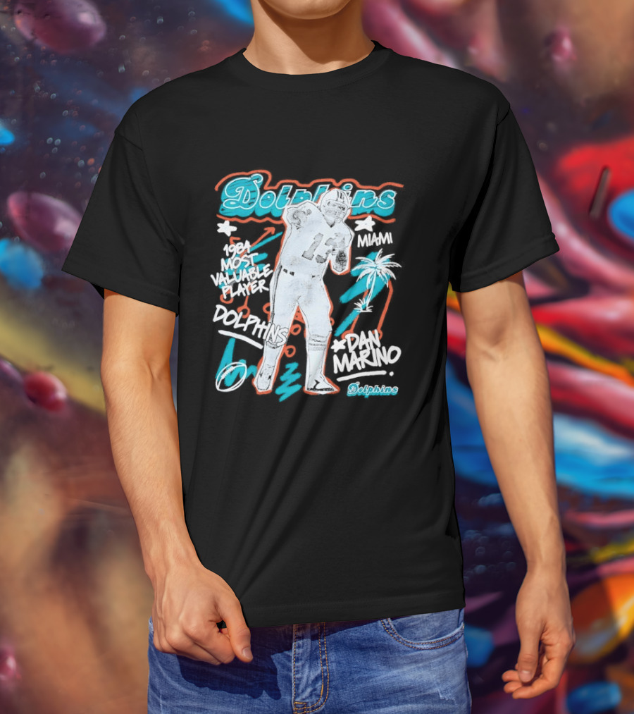 Dan Marino Dolphins MVP Miami 1984 Most Valuable Player T-Shirt