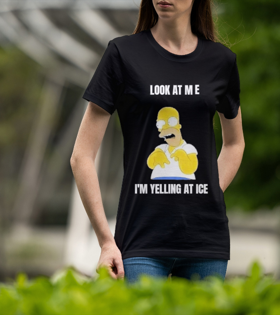 Homer Simpson Look At Me I'm Yelling At Ice T-Shirt
