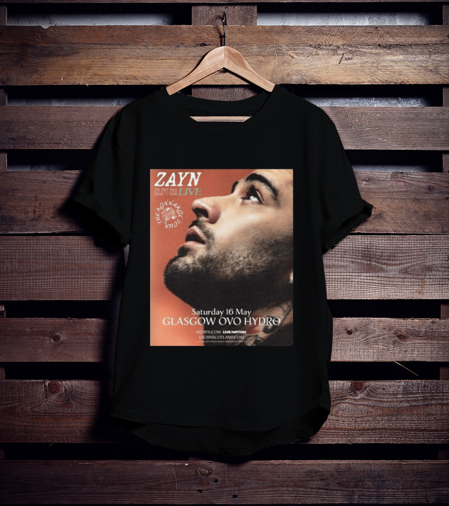Zayn Live The Konnakol Tour 2026 Glasgow OVO Hydro Saturday 16 May T-Shirt