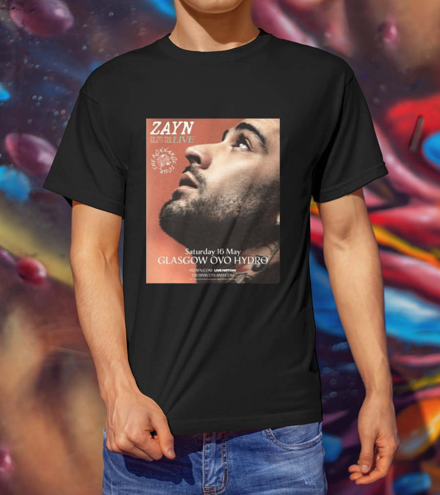 Zayn Live The Konnakol Tour 2026 Glasgow OVO Hydro Saturday 16 May T-Shirt