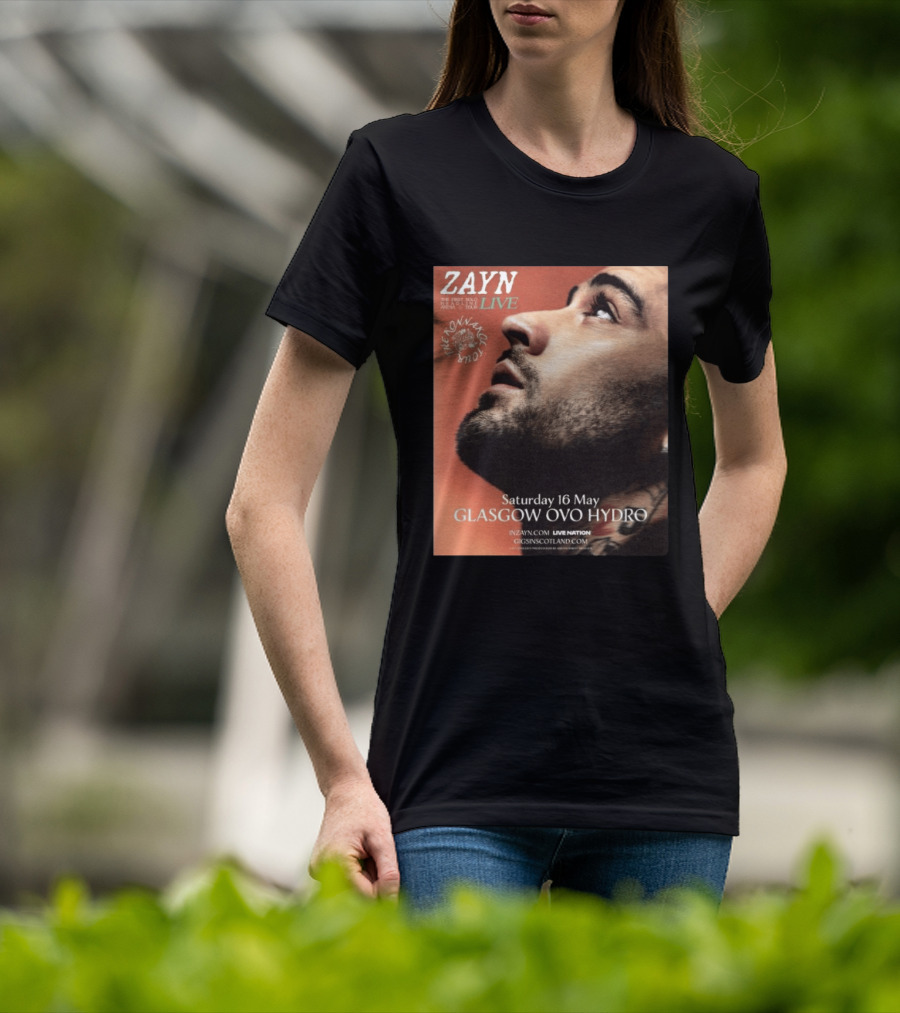 Zayn Live The Konnakol Tour 2026 Glasgow OVO Hydro Saturday 16 May T-Shirt