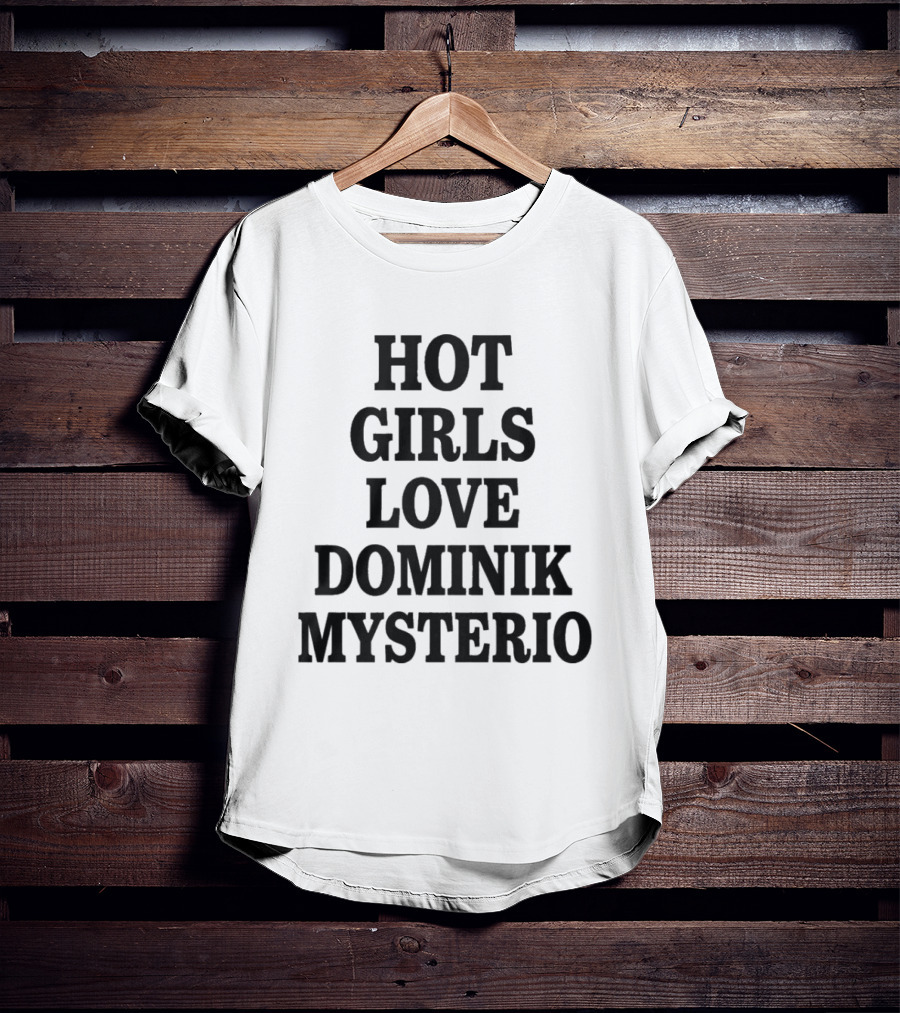 Hot Girls Love Dominik Mysterio Ladies Flowy Cropped T-Shirt