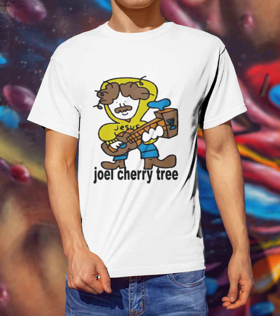 Jesus Joel Cherry Tree Guitar T-Shirt