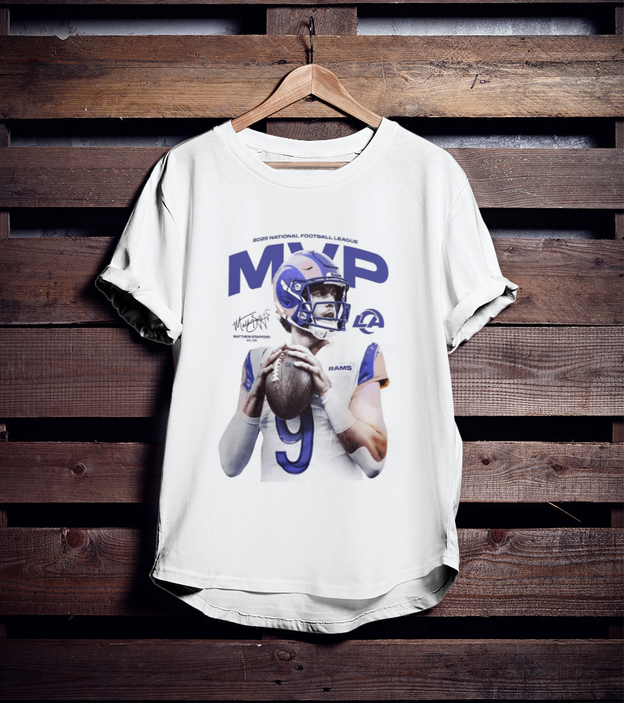 MVP Matthew Stafford Los Angeles Rams 2025 T-Shirt