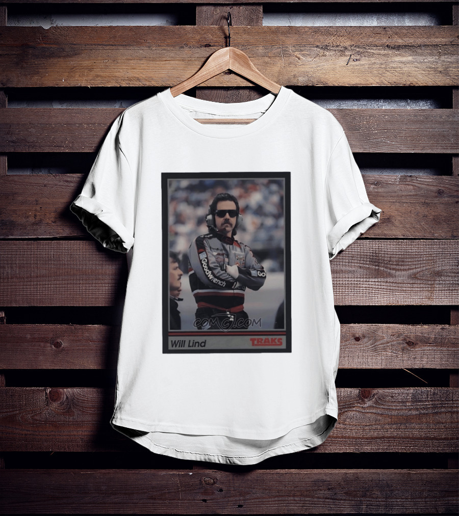 Will Lind 1991 NASCAR Goodwrench Traks Racing Trading Card T-Shirt