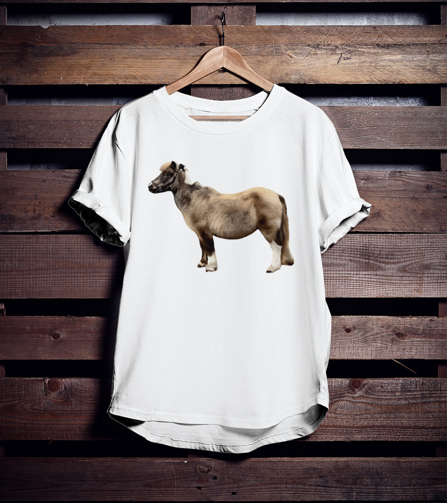 Doug Shetland Pony And Horse Hybrid Image T-Shirt