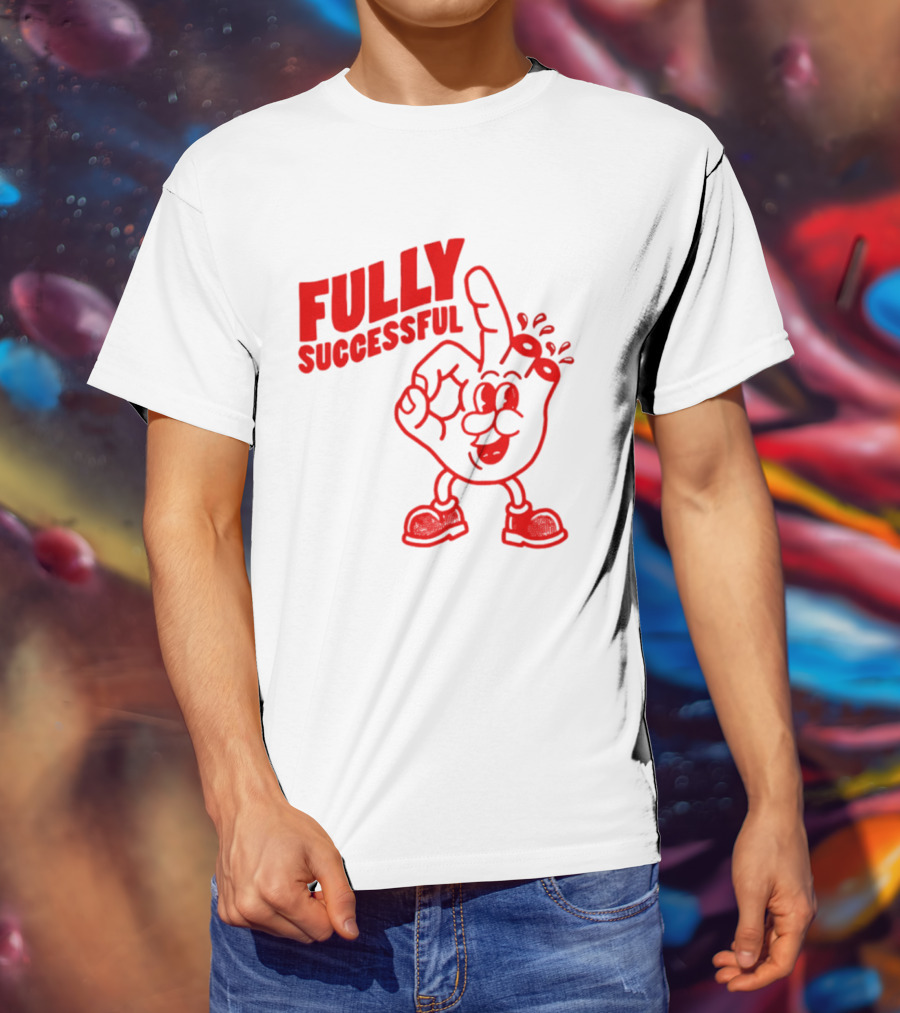 NPS Fully Successful Hand OK Gesture Cartoon T-Shirt