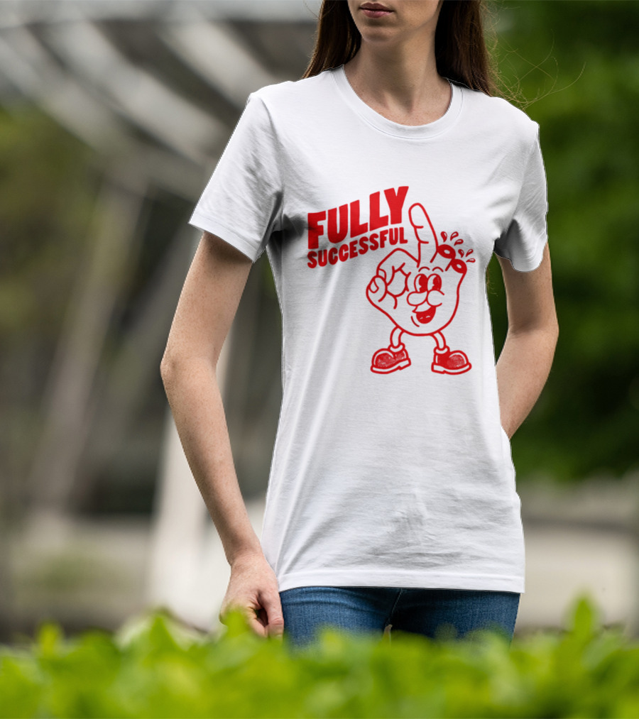 NPS Fully Successful Hand OK Gesture Cartoon T-Shirt
