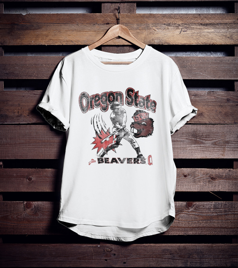 Oregon State Beavers OSU Baseball Player T-Shirt