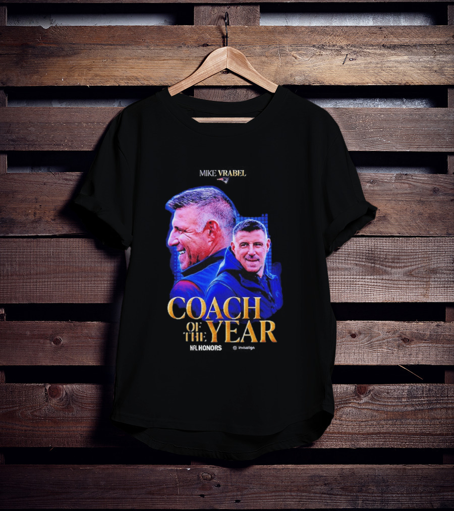 Congrats Mike Vrabel NFL Coach Of The Year 2026 T-Shirt