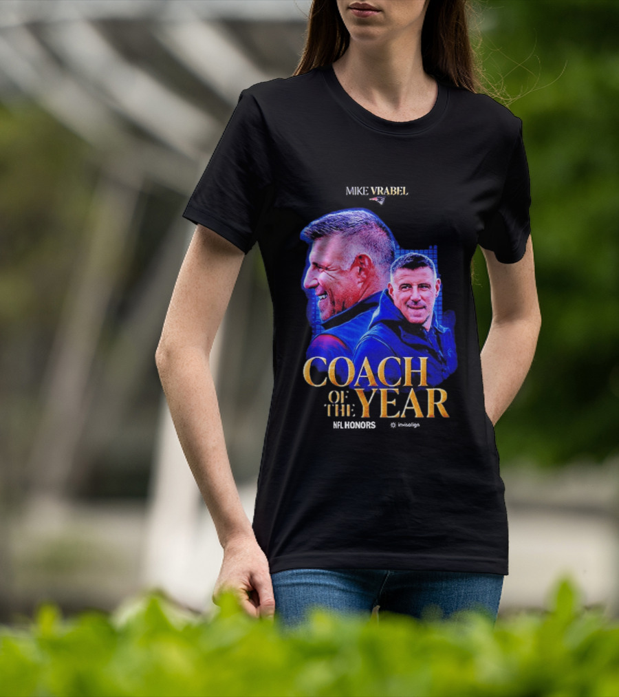 Congrats Mike Vrabel NFL Coach Of The Year 2026 T-Shirt