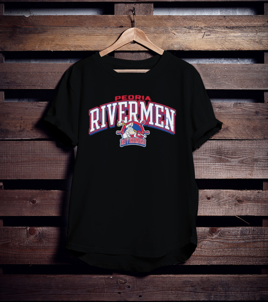 Peoria Rivermen Hockey Team Sports Merchandise Fan T-Shirt