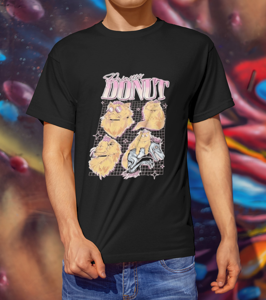 Princess Donut Collage Dungeon Crawler Carl Cat T-Shirt