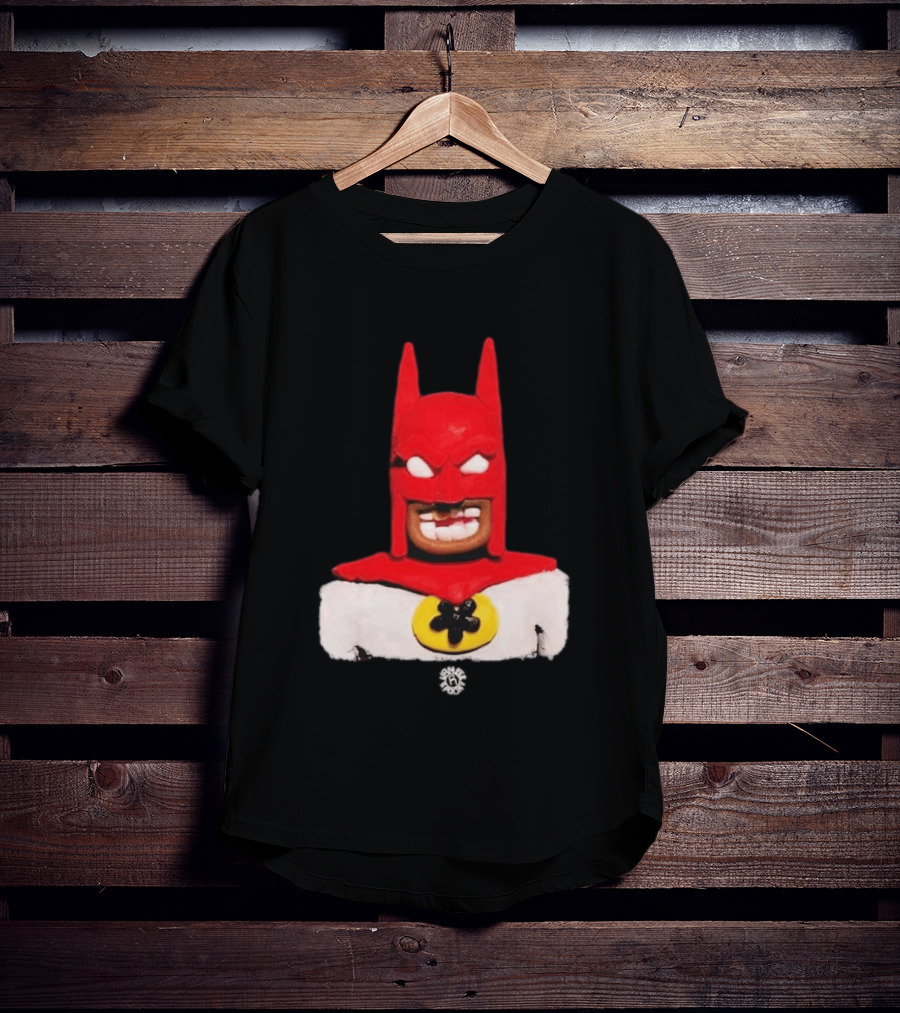 Spooky Vameee Batman Red White Figure T-Shirt