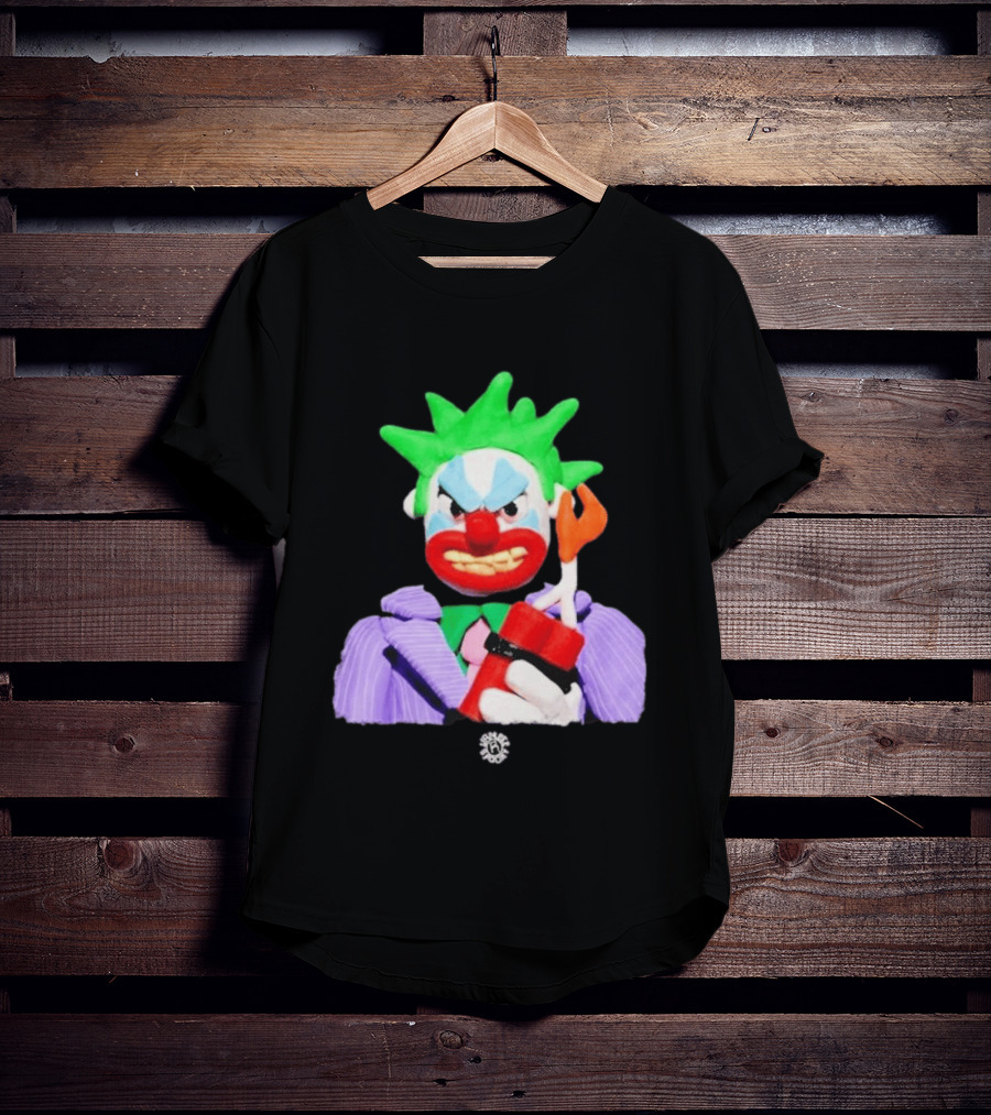 SPOOKY X VAMEEE Joker Clown Holding Dynamite T-Shirt