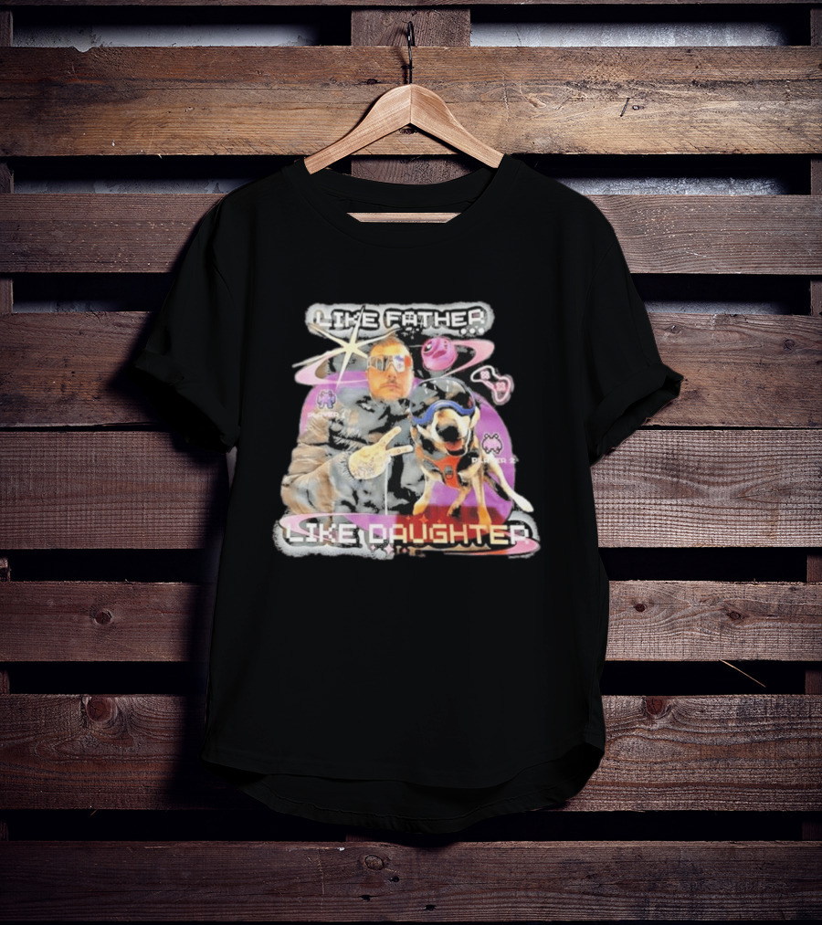 Frank Iero Like Father Like Daughter Player Two Space Adventure T-Shirt