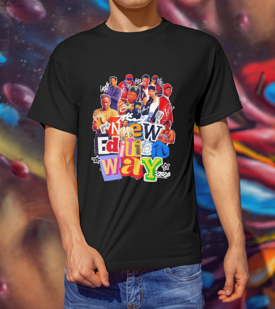 New Edition 2026 Signatures Collage T-Shirt