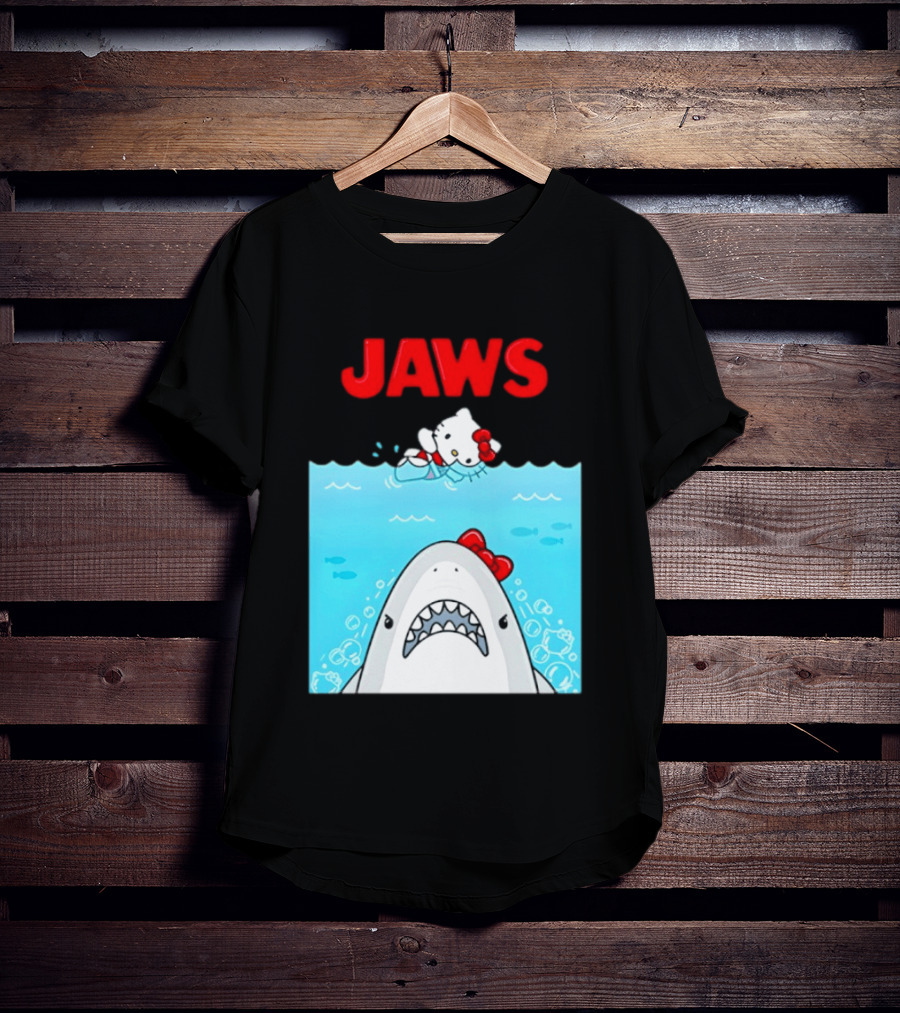 Hello Kitty Jaws Universal Studios Collaboration T-Shirt