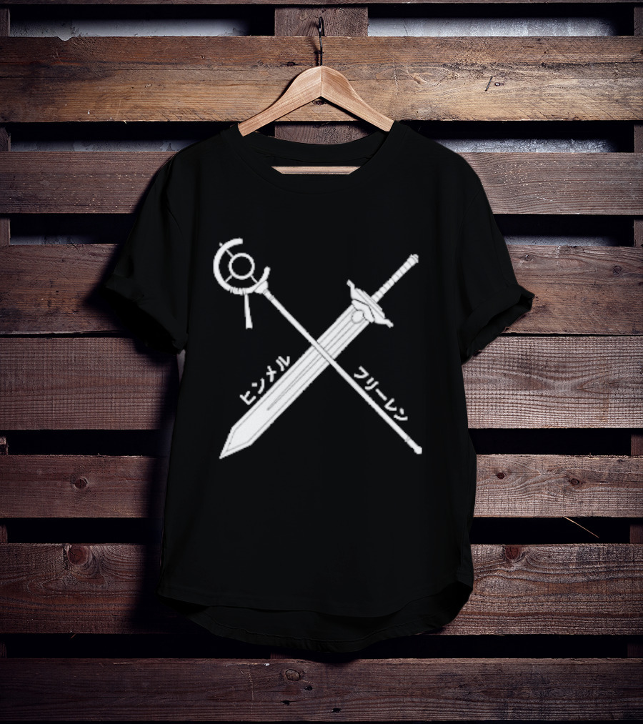 Himmel Frieren Sword Staff Japanese T-Shirt