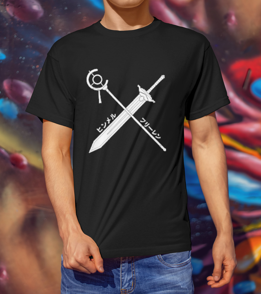 Himmel Frieren Sword Staff Japanese T-Shirt