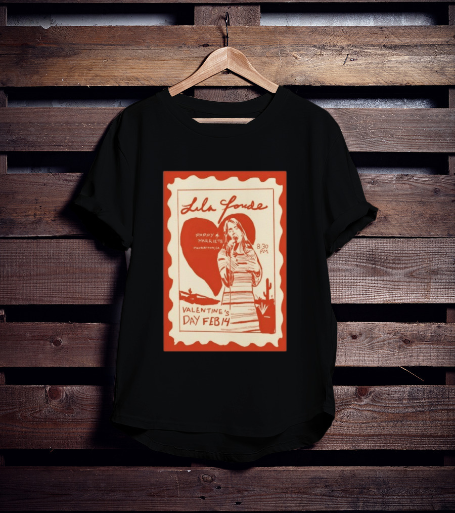 Lila Forde Valentine's Day February 14 Pappy Harriets Pioneertown CA 2026 T-Shirt