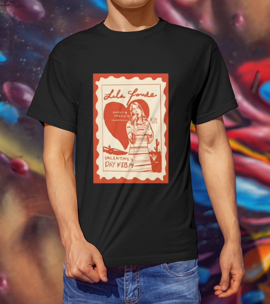 Lila Forde Valentine's Day February 14 Pappy Harriets Pioneertown CA 2026 T-Shirt