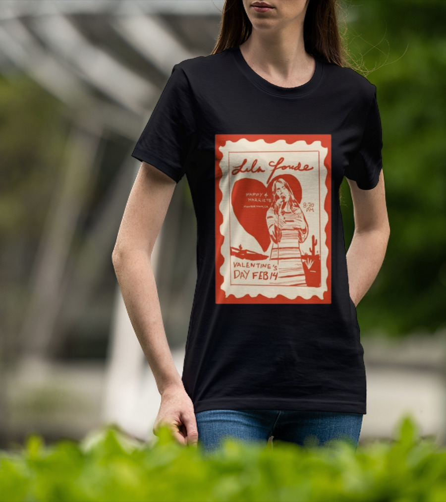 Lila Forde Valentine's Day February 14 Pappy Harriets Pioneertown CA 2026 T-Shirt