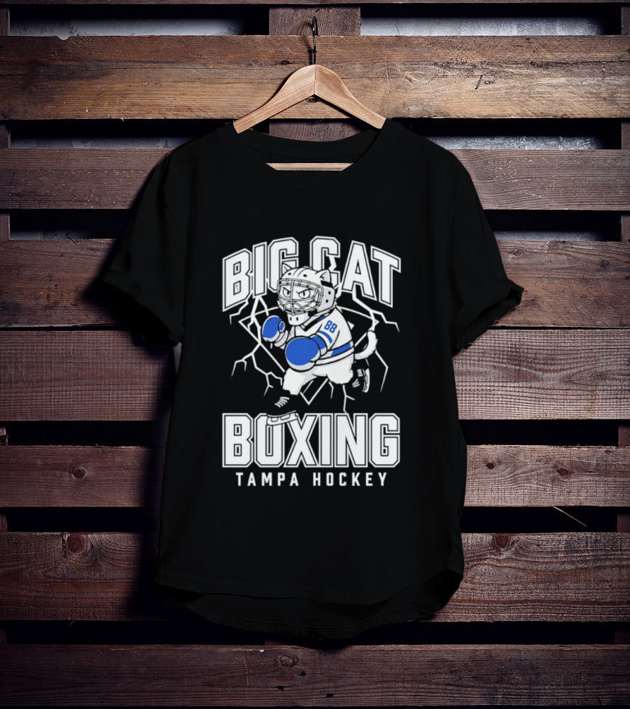 Big Cat Boxing Tampa Hockey Lightning 88 T-Shirt