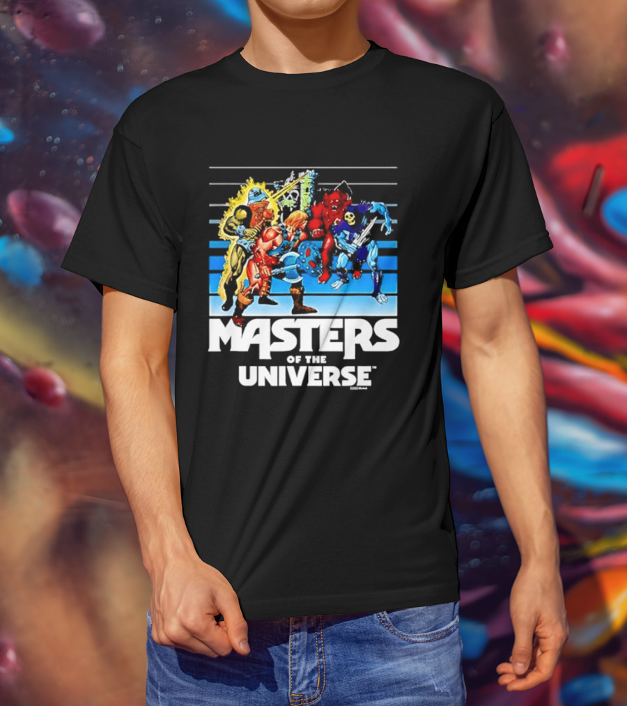 Masters Of The Universe He Man Skeletor And Characters Clash T-Shirt